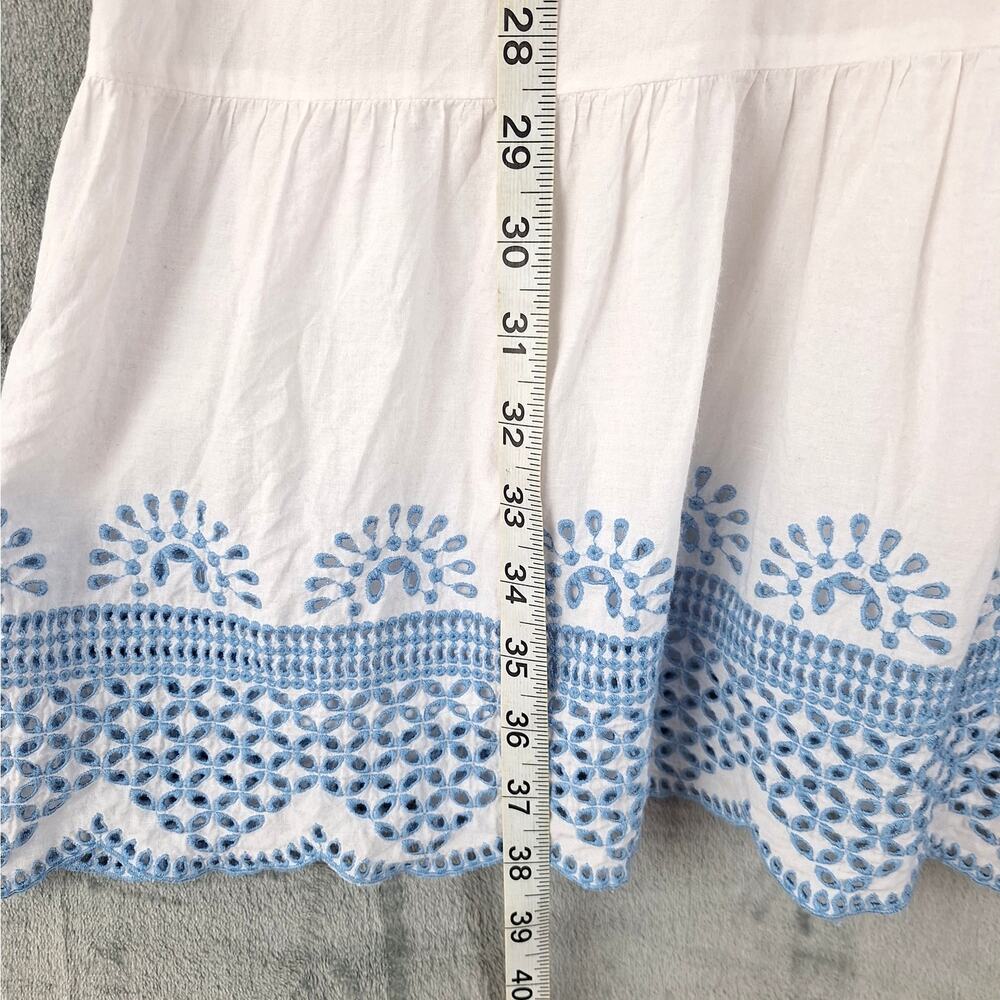Seraphine Dress 4 Maternity Babydoll Cottagecore Eyelet Boho Prairie Summer - Picture 5 of 7